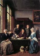 HOREMANS, Jan Jozef II The Marriage Contract oil